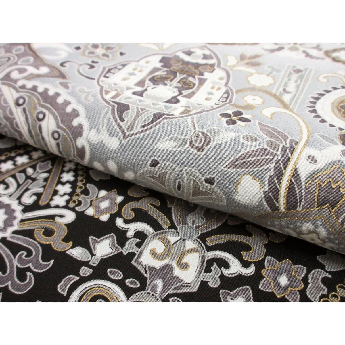 訪問着　友禅金彩加工　ボカシ染