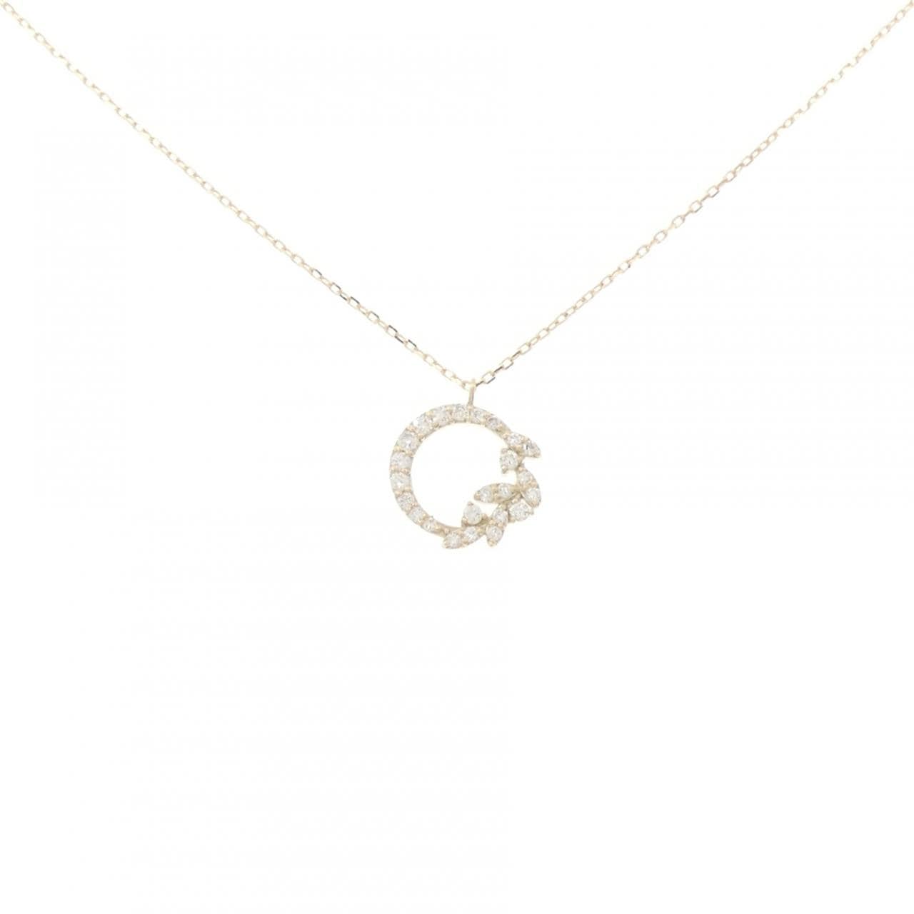 【リメイク】K10YG ダイヤモンド ネックレス 0.15CT