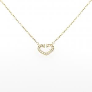 カルティエ Cハート ネックレス