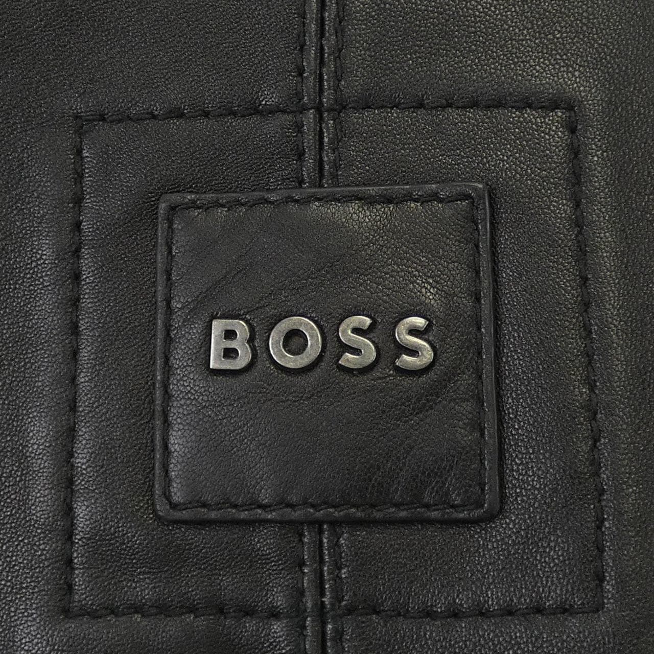 ボス BOSS レザーライダースジャケット
