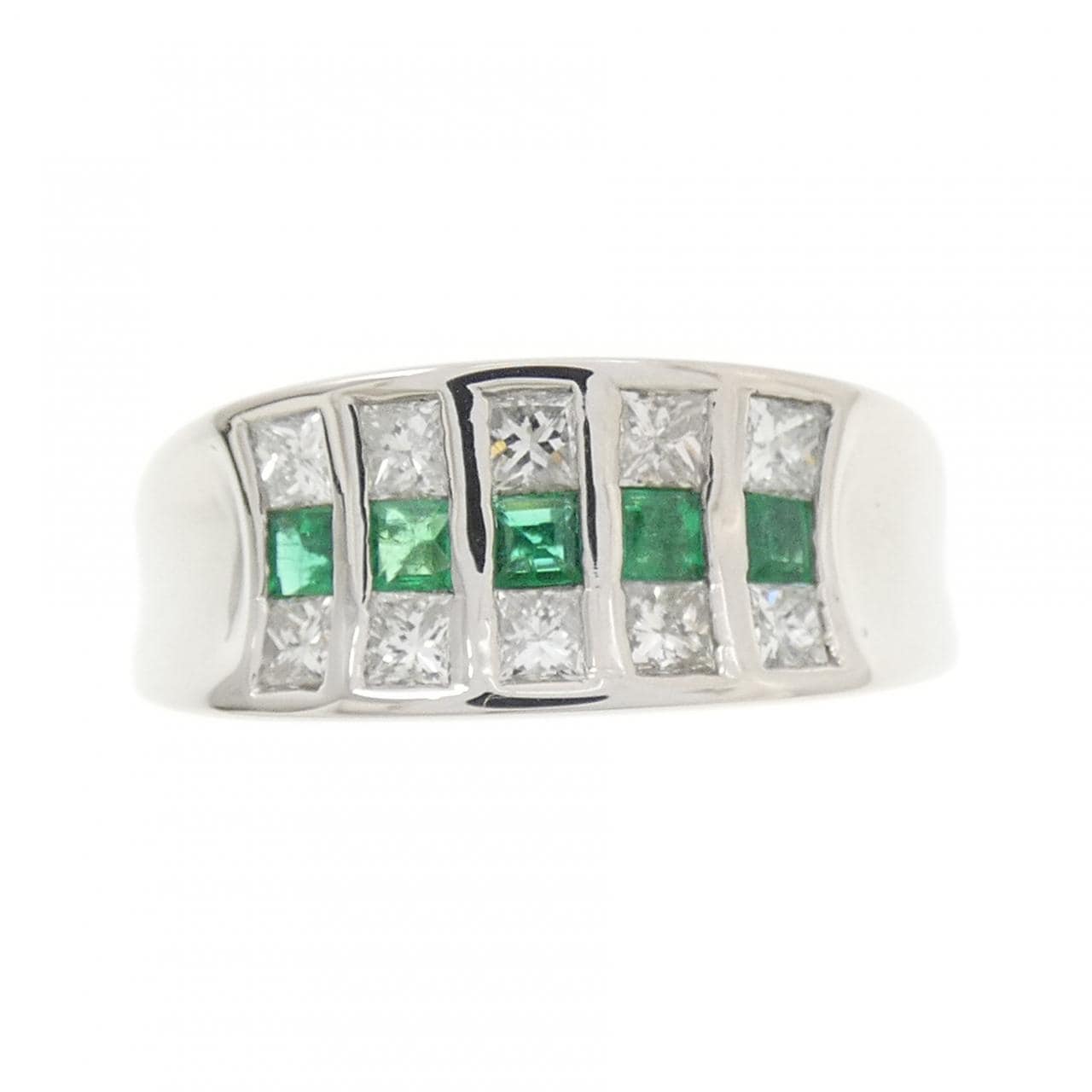 PT900 エメラルド リング 0.25CT