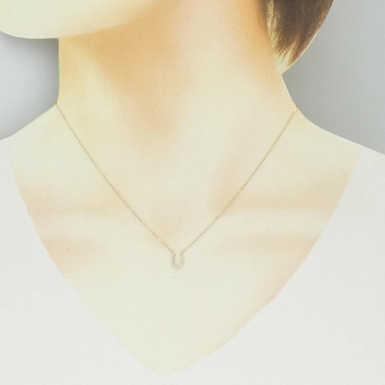 ヴァンドーム ダイヤモンド ネックレス 0.06CT