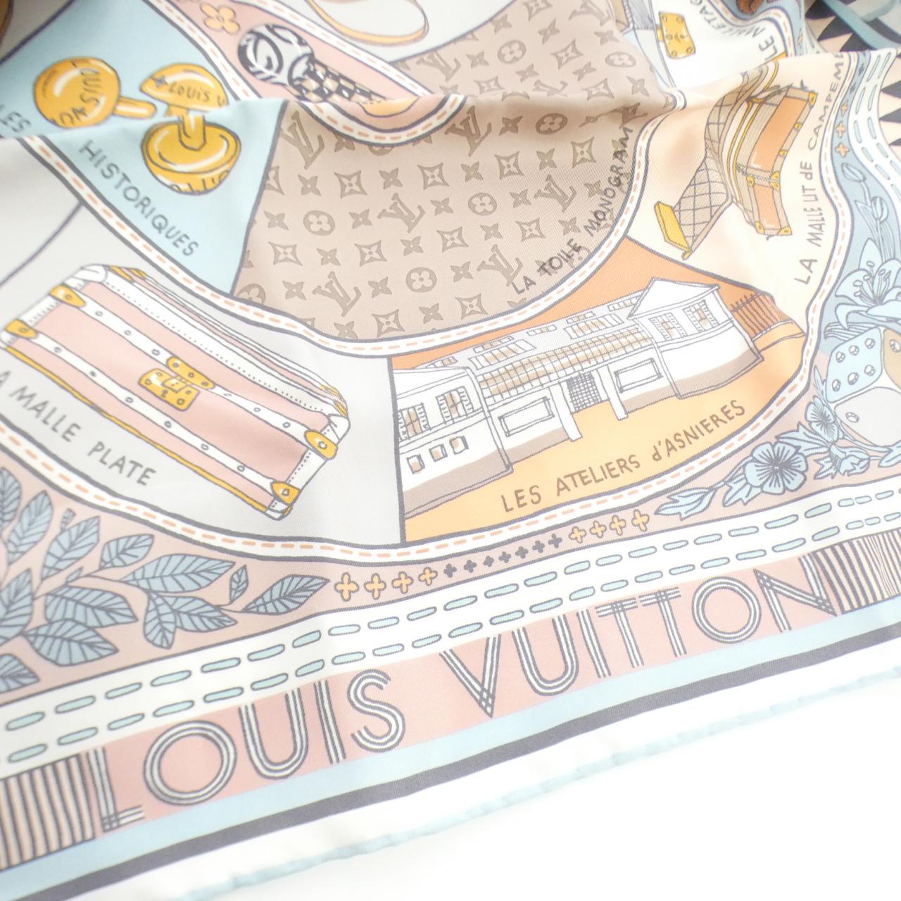 LOUIS VUITTON Carre Jeu de Louis M70780 Scarf