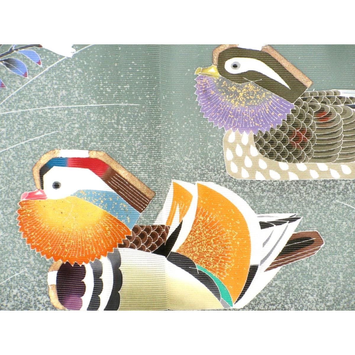 単衣　駒絽訪問着【羽田登喜男】