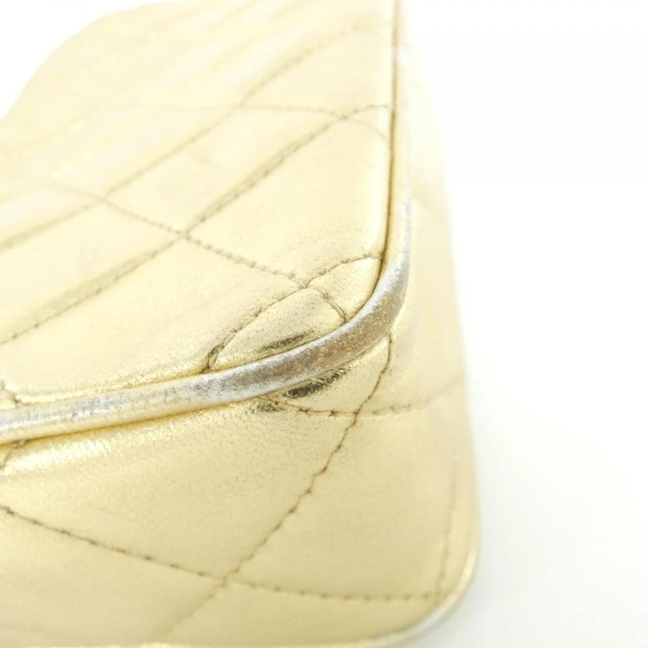 【ヴィンテージ】シャネル ダイヤモンドCC ライン ショルダーバッグ