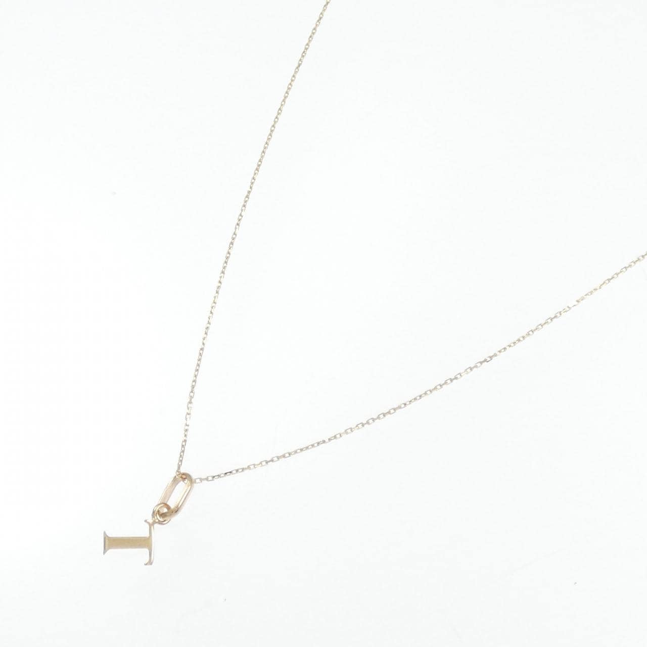 【新品】K10YG イニシャルT ネックレス