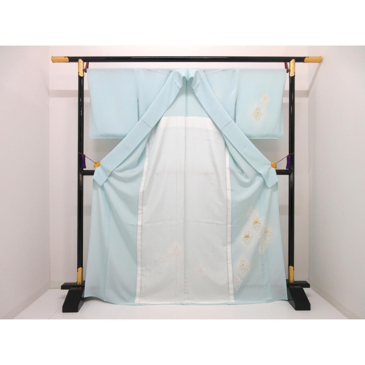 【新品】単衣 訪問着 【吉澤織物】 友禅金彩加工