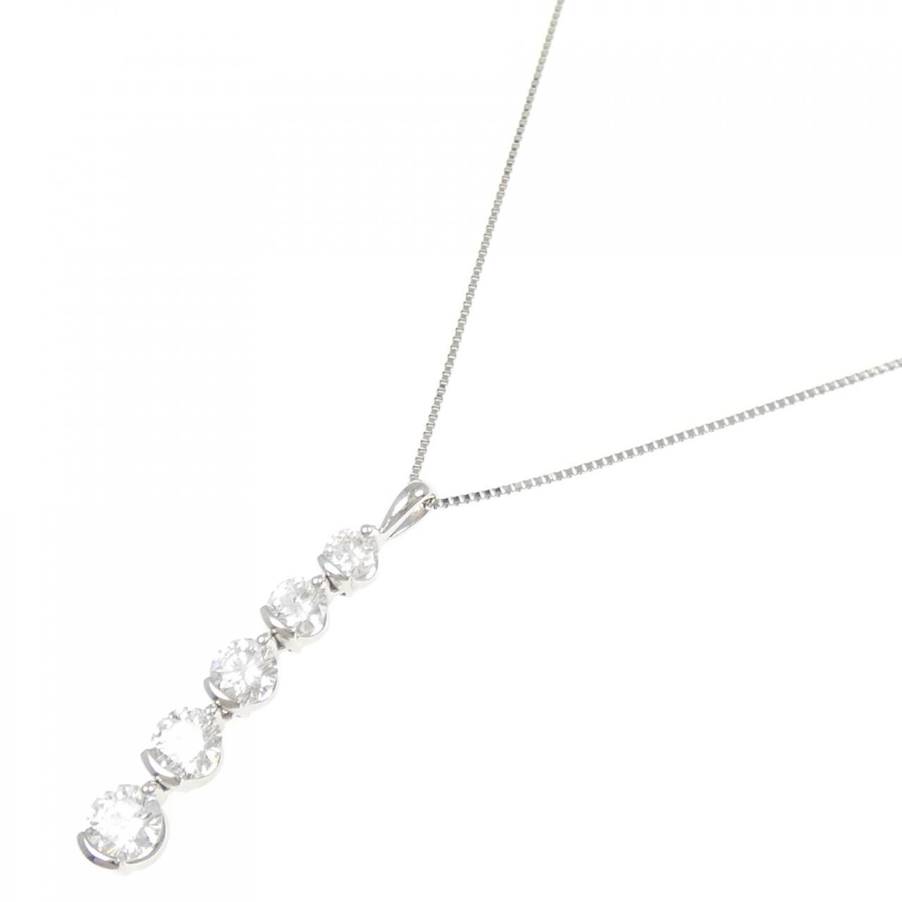 PT900/PT850 ダイヤモンド ネックレス 1.50CT