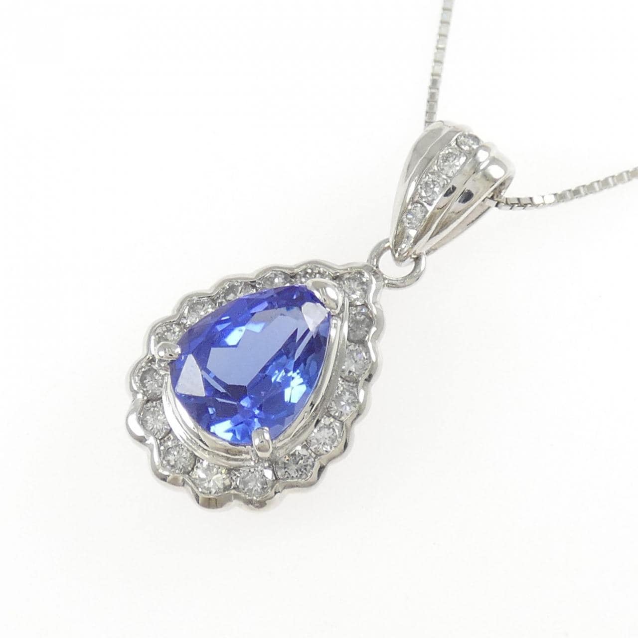 PT900/PT850 タンザナイト ネックレス 2.87CT