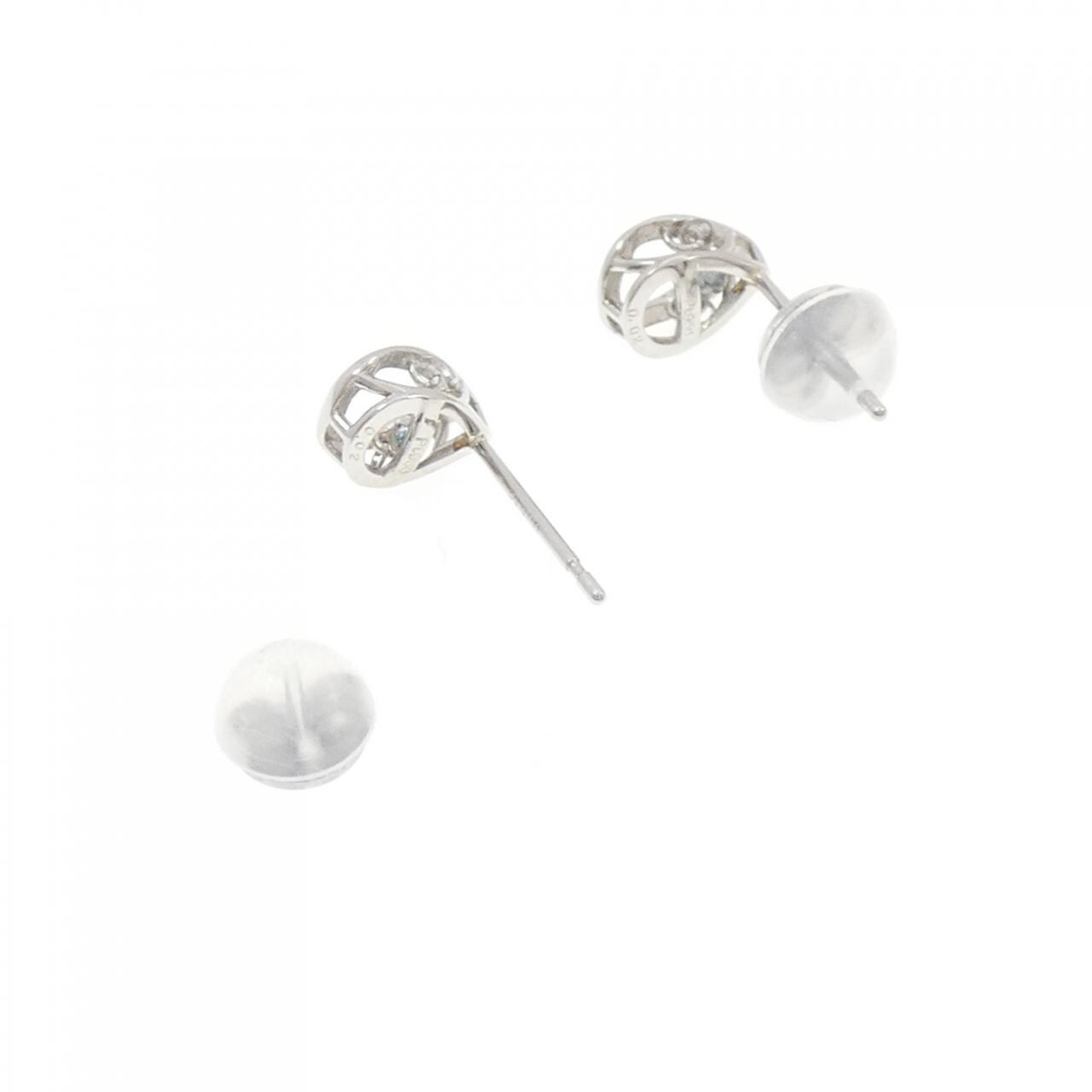 PT950/PT900 ダイヤモンド ピアス 0.04CT