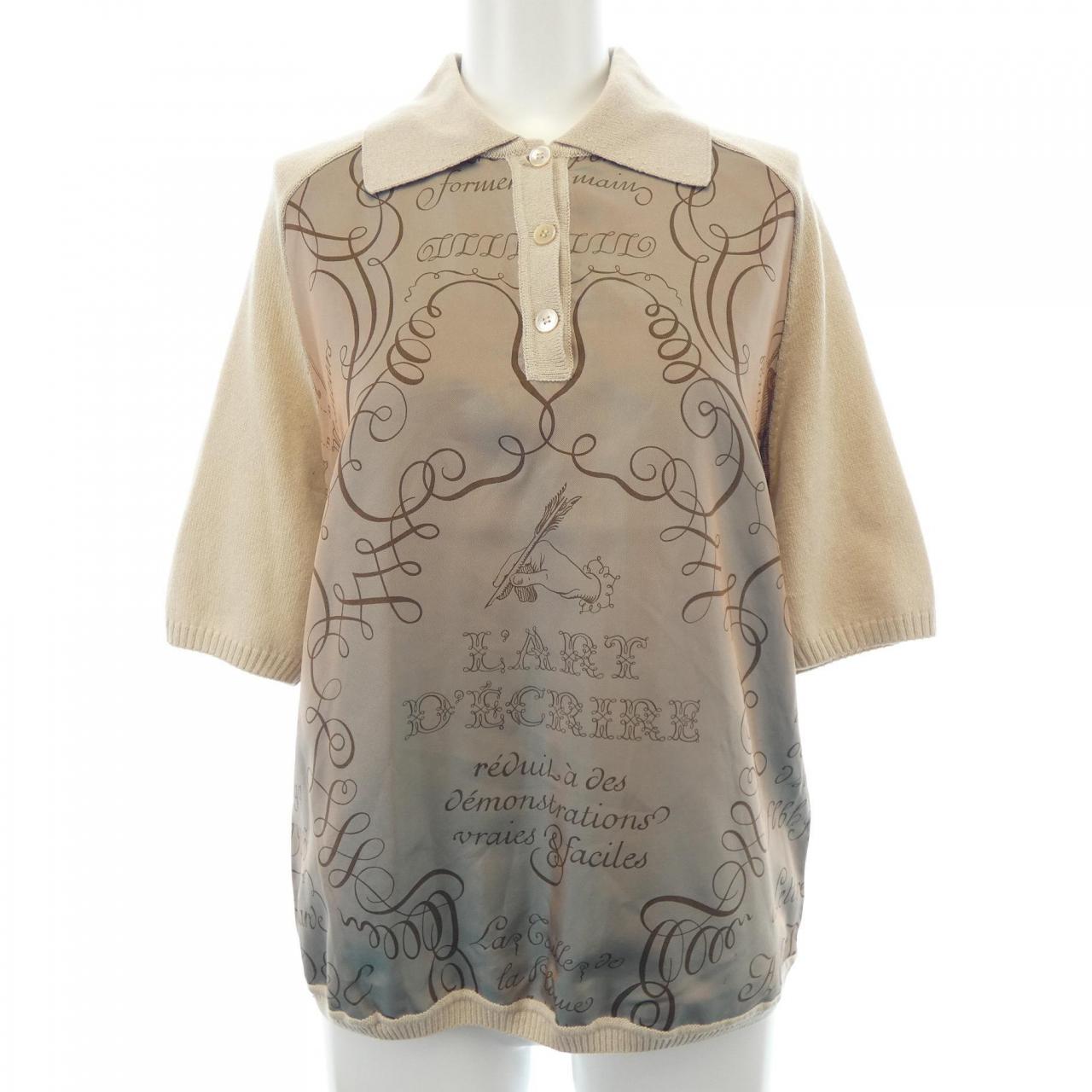 エルメス HERMES L'ART D'ECRIRE ツイルレーヌ. トップス
