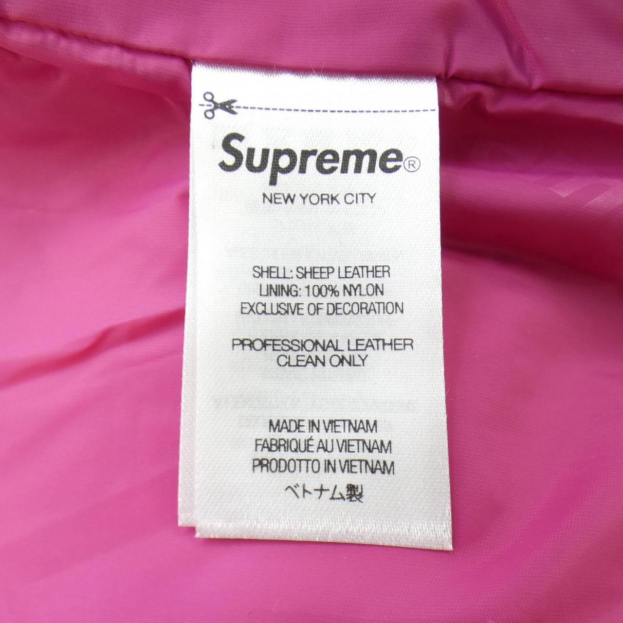 シュプリーム SUPREME GORE-TEX Leather ジャケット