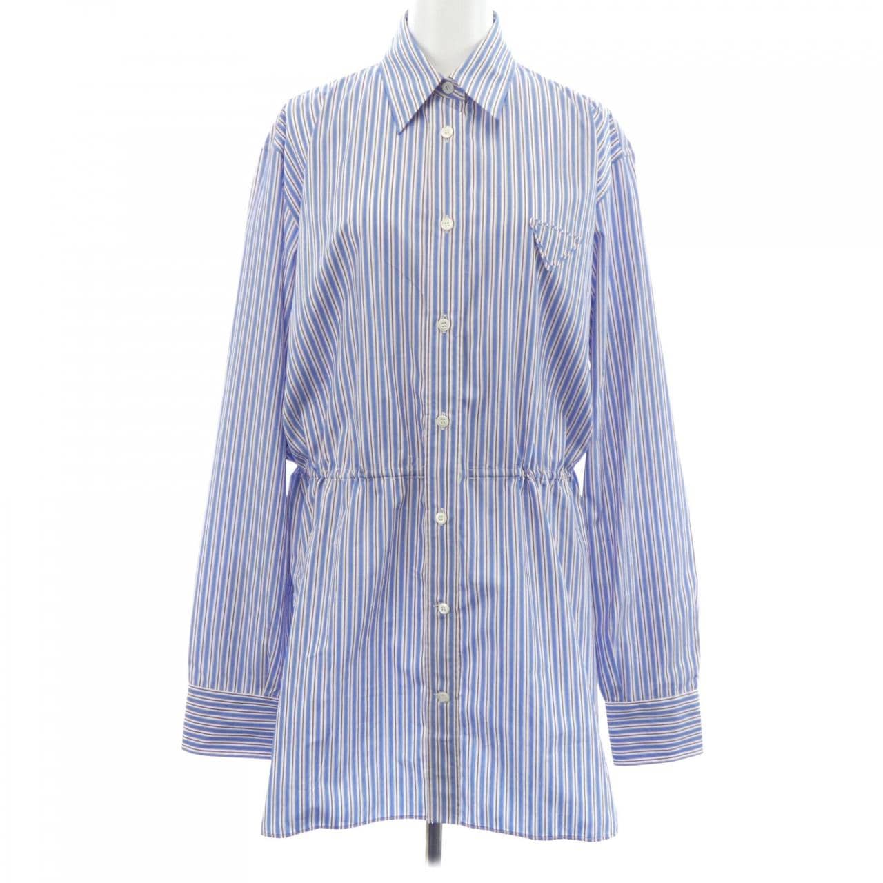 プラダ PRADA ストライプ ポプリン シャツ P488HG SOOO 16PF シャツ
