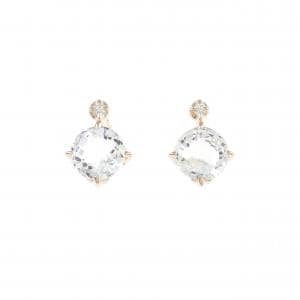 K18PG クオーツ ピアス