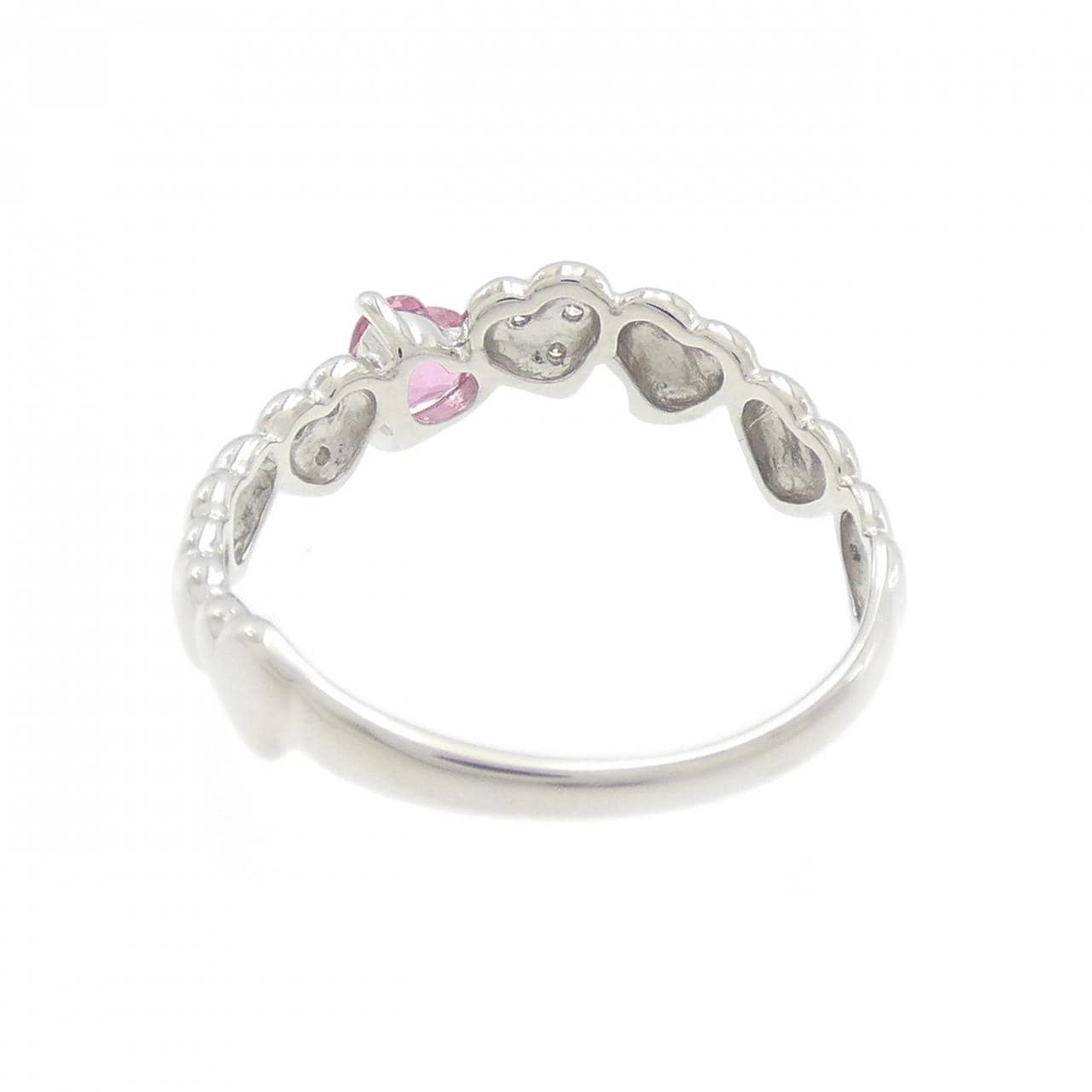 PT heart Tourmaline ring