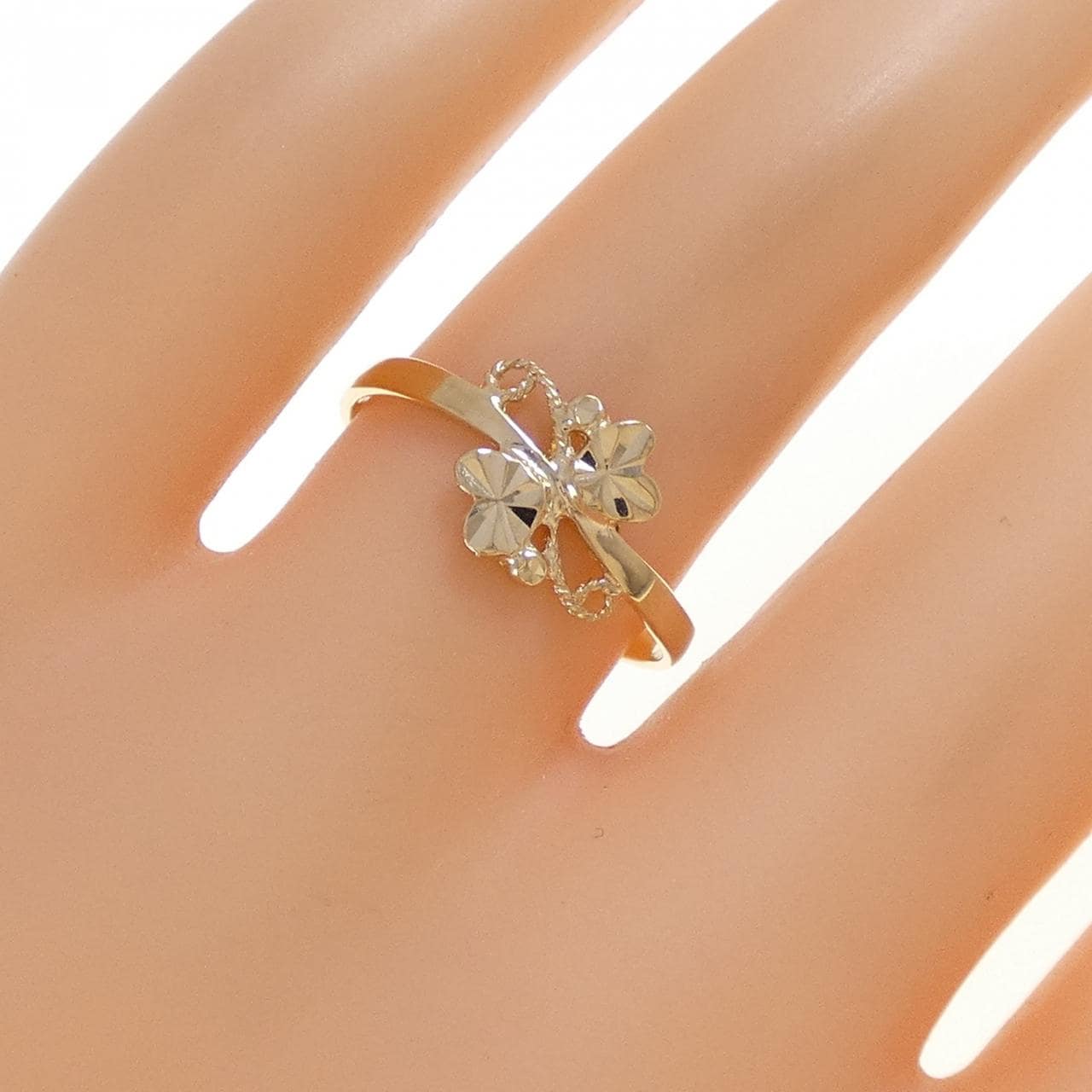 750YG ハート リング