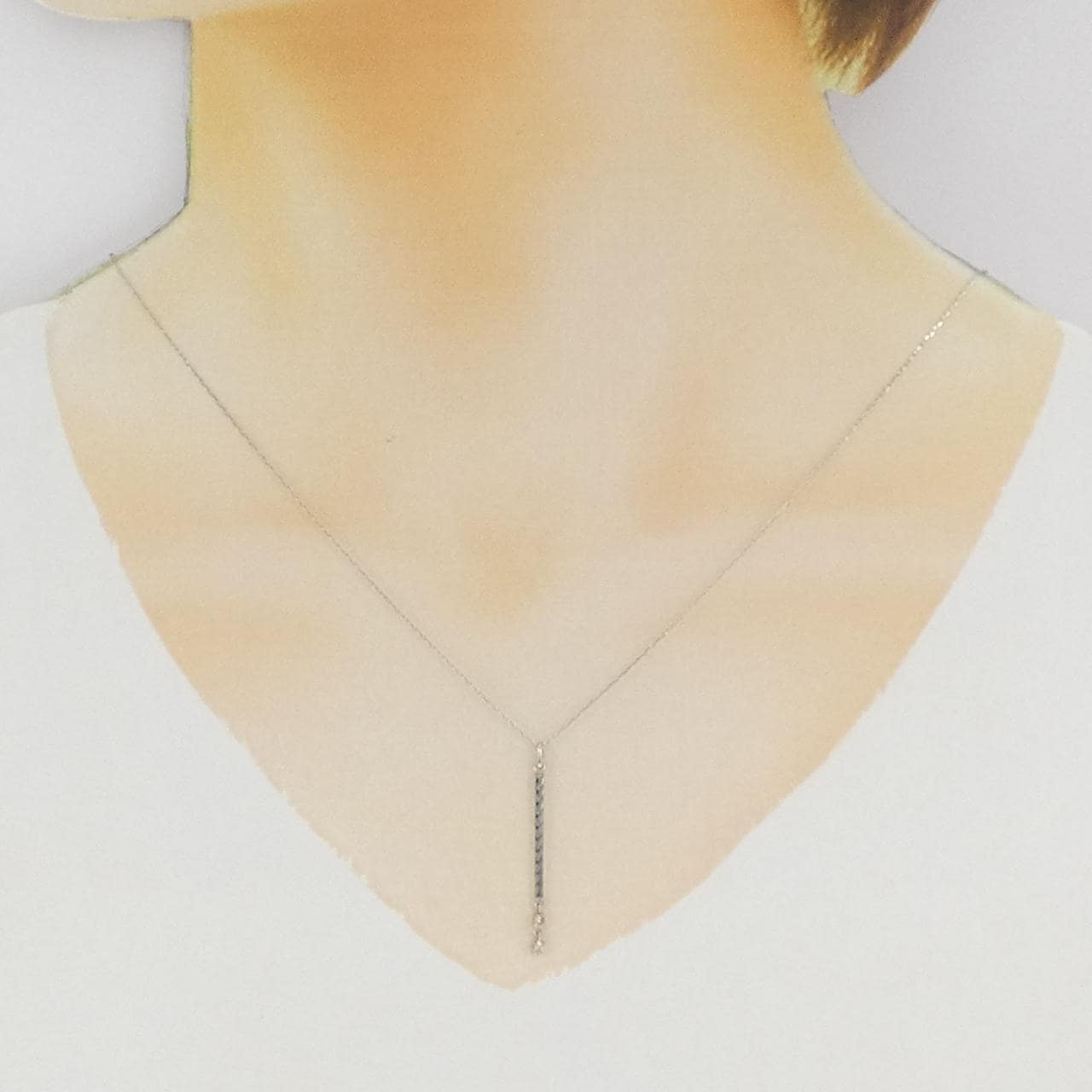 PT900 ダイヤモンド ネックレス