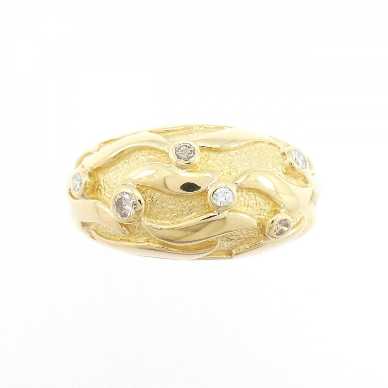 750YG ダイヤモンド リング