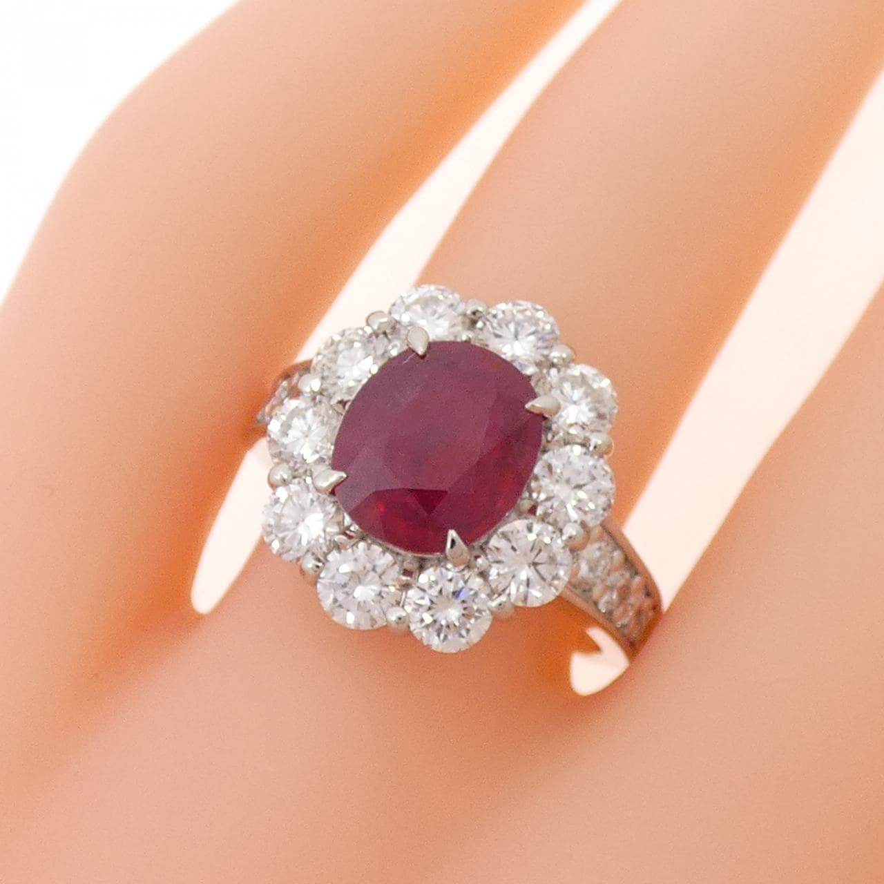 PT900 ルビー リング 2.232CT