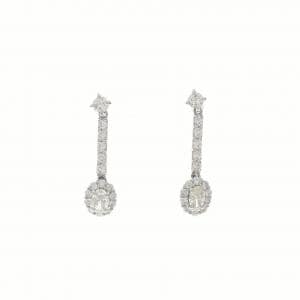 【新品】PT900 ダイヤモンド ピアス 0.60CT
