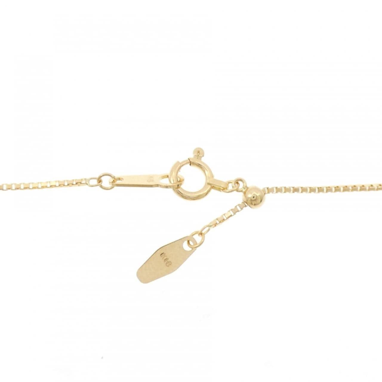 K18YG ダイヤモンド ネックレス 0.31CT