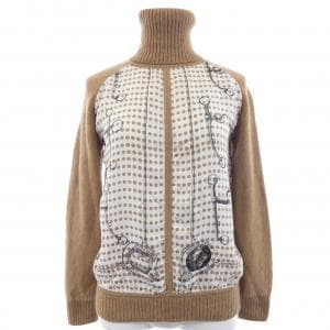 エルメス HERMES TETES DE CHEVAUX CORNES D'ATTELLES 57-7756 ツイルレーヌ ニット