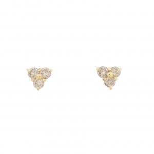 K18YG ダイヤモンド ピアス 0.30CT