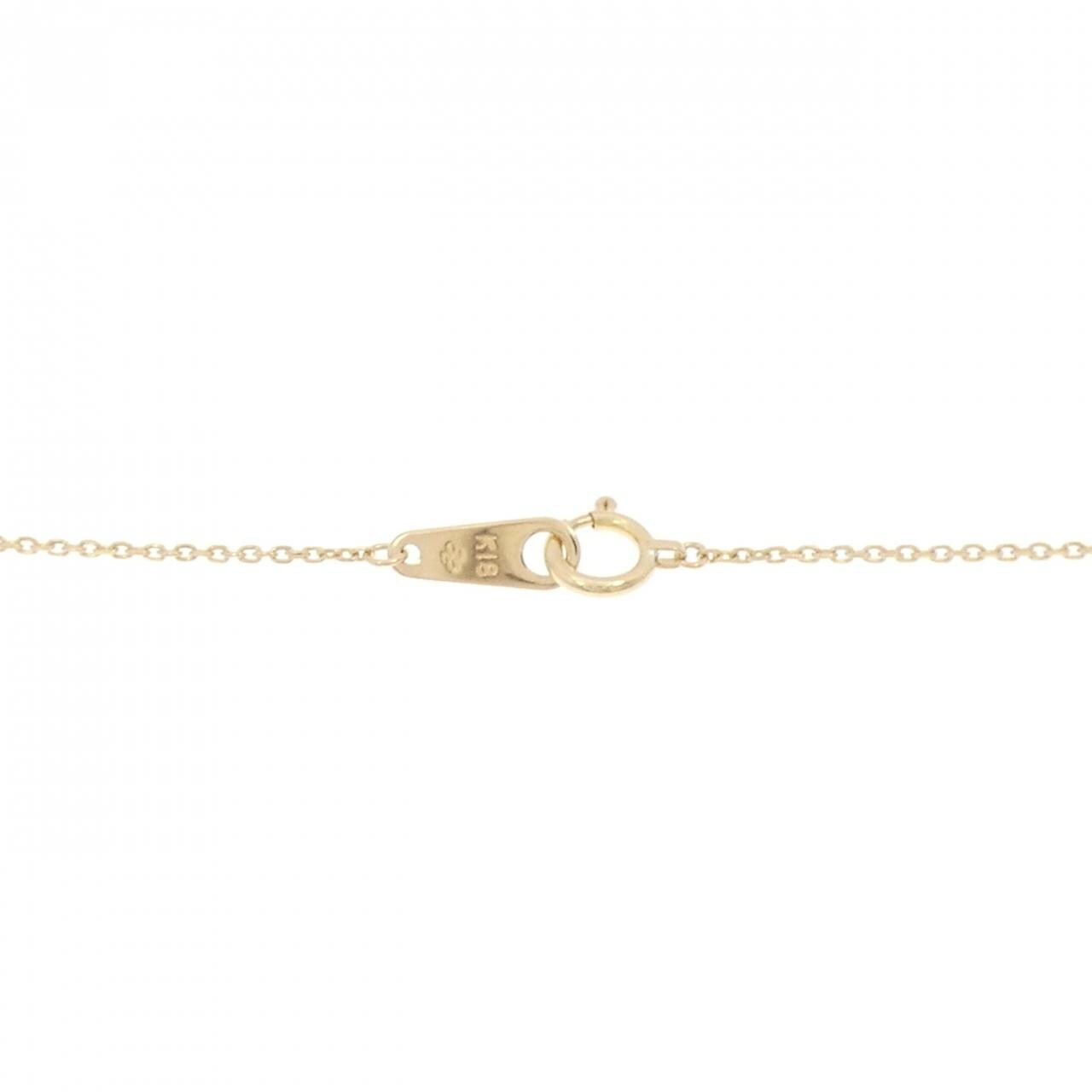 K18YG ダイヤモンド ネックレス 0.18CT