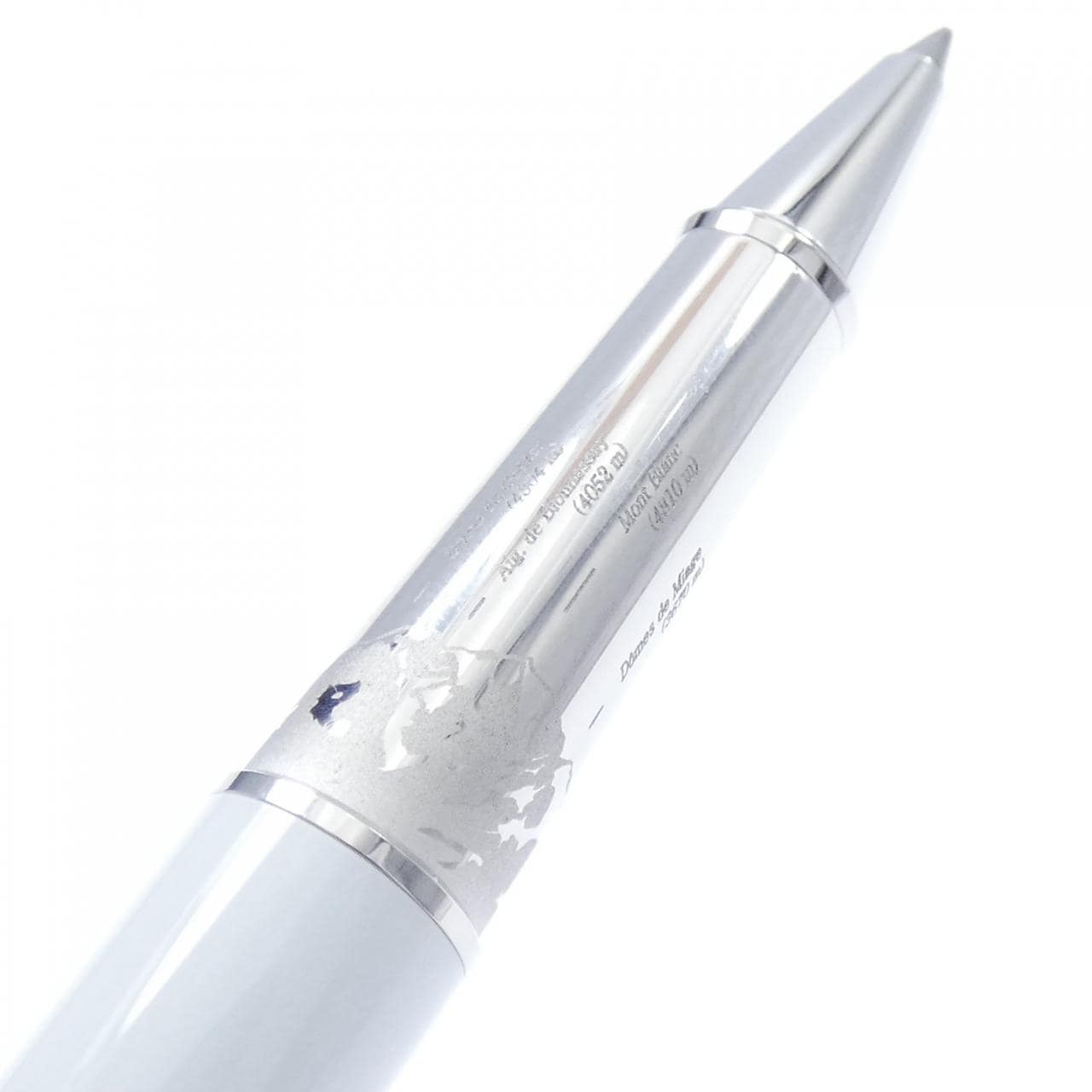 モンブラン マイスターシュテュックホワイトソリテールクラシック 106845 ローラーボール