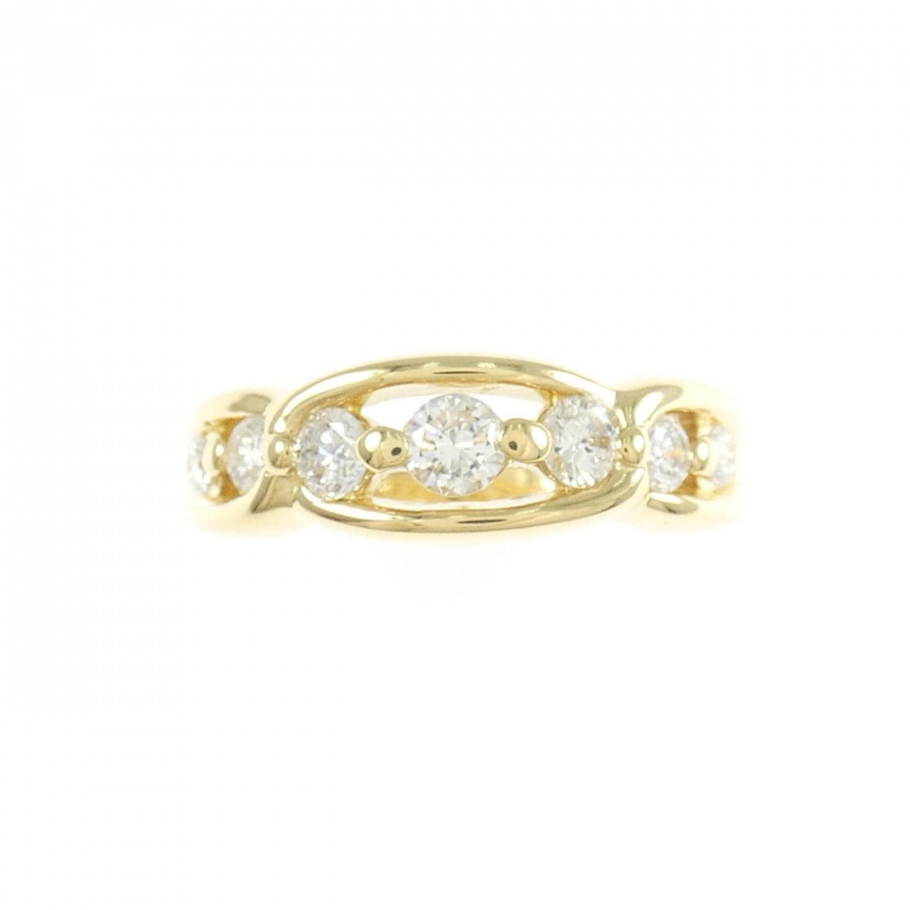 K18YG ダイヤモンド リング 0.52CT