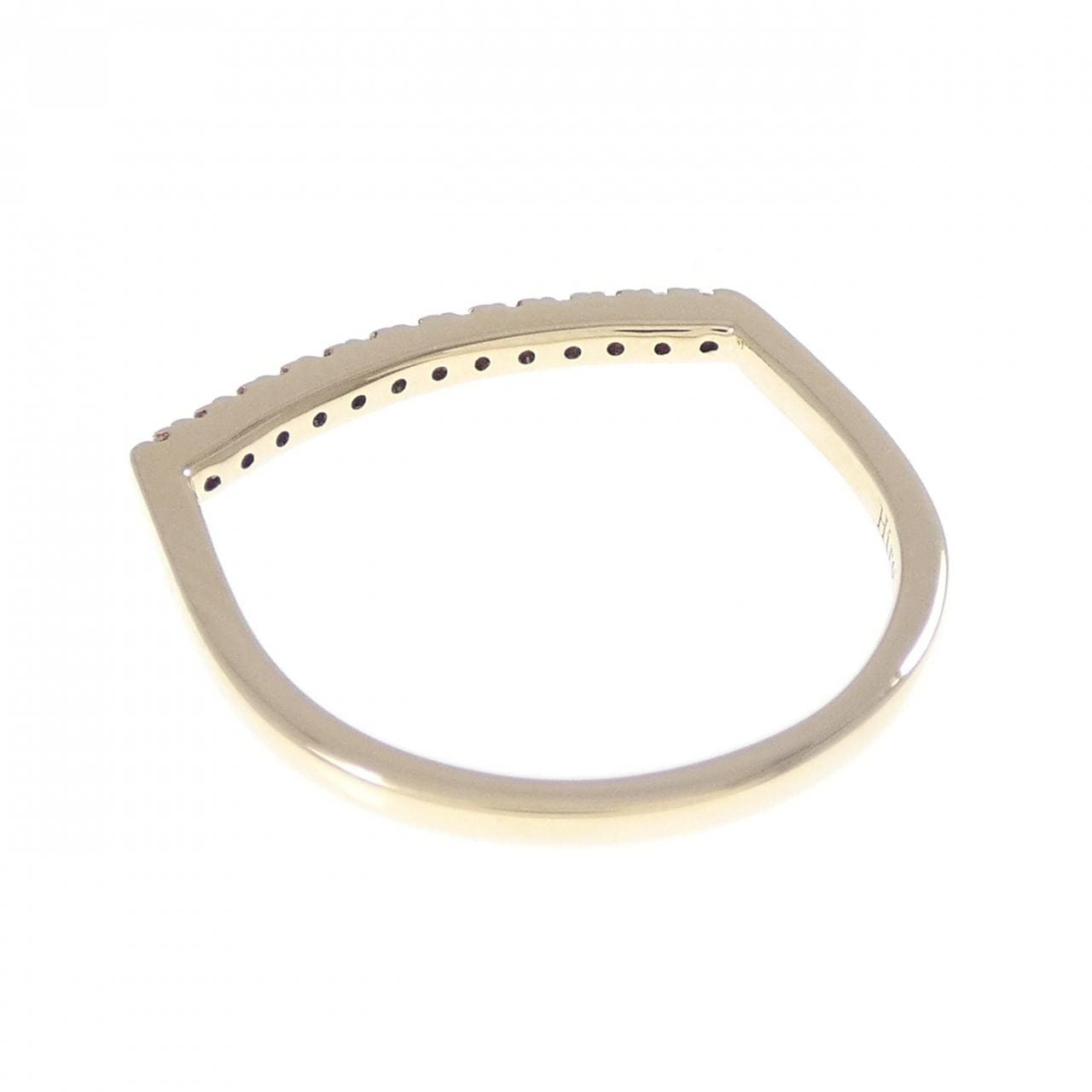 ヒロタカ Uシェープ リング 0.06CT