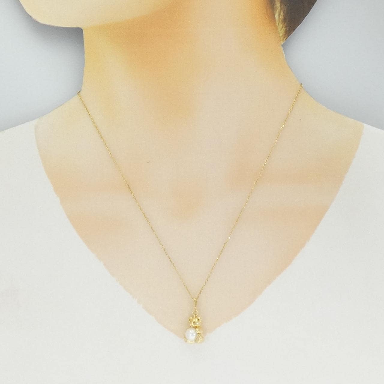 ミキモト ベア アコヤパール ネックレス 6.2mm