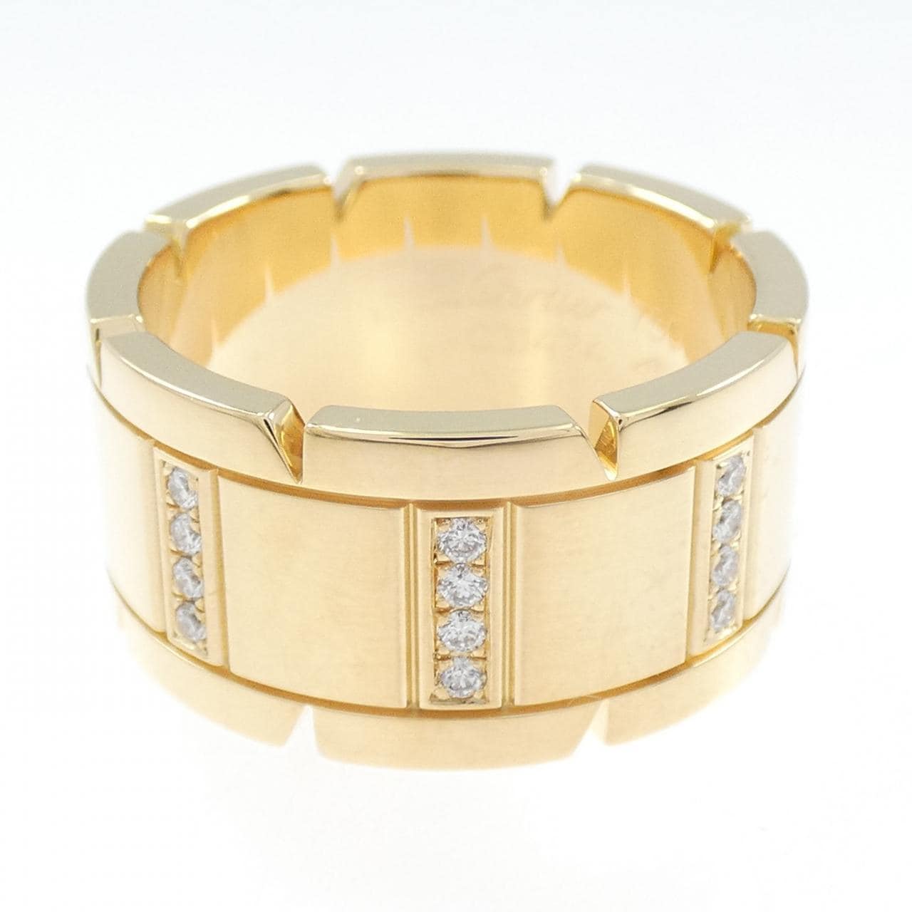 Cartier Tank Française half 鑽石指