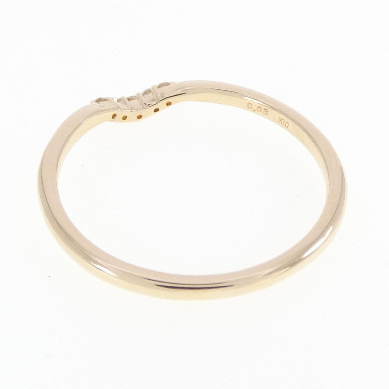 アガット ダイヤモンド リング 0.03CT