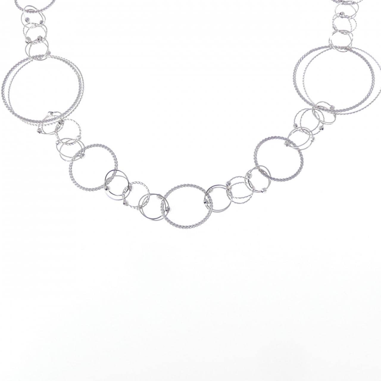 K18WG ネックレス