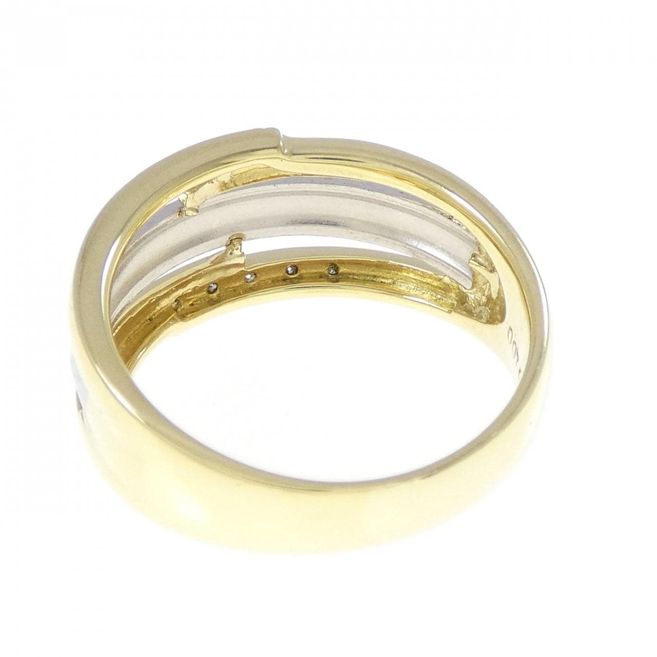 PT900/K18YG ダイヤモンド リング 0.07CT