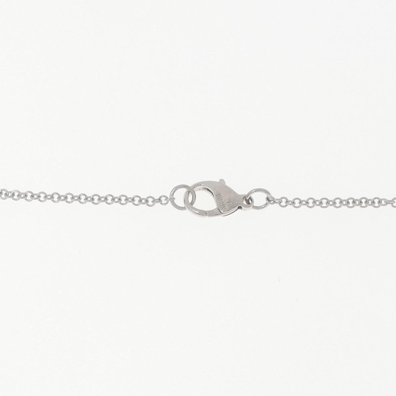 K18WG ダイヤモンド ネックレス 0.13CT