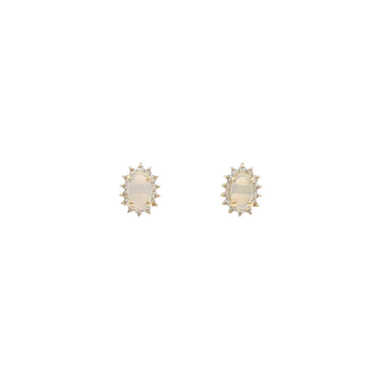 K18YG OPAL earrings