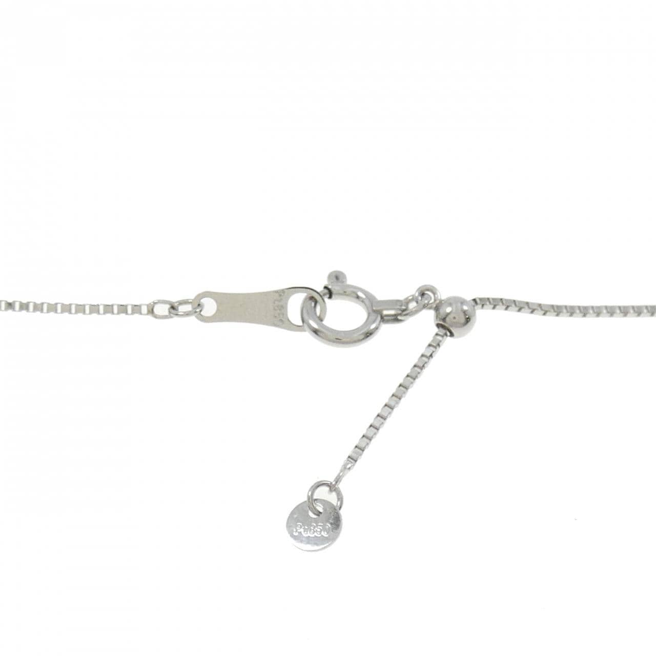 PT サファイヤ ネックレス 0.41CT