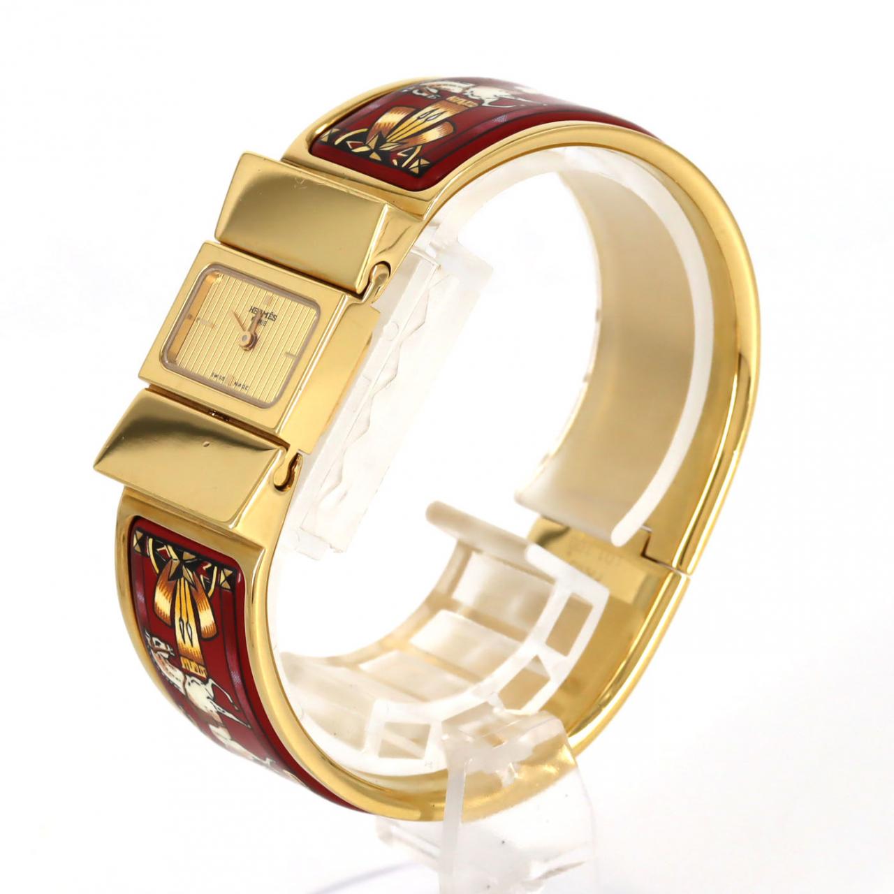 【ノーメンテナンス特価】エルメス ロケエナメル GP LO1.201 GP クォーツ