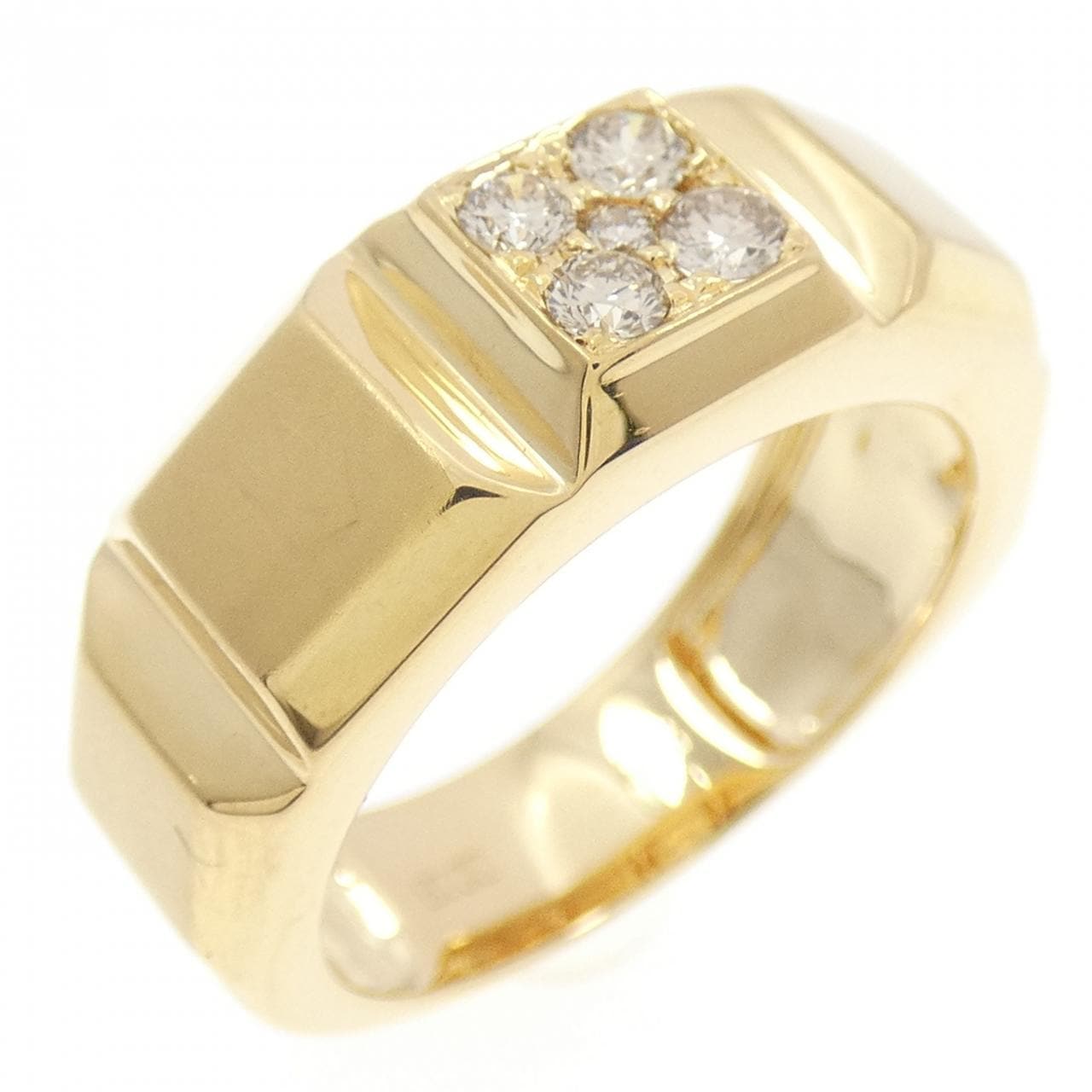 K18YG ダイヤモンド リング 0.18CT