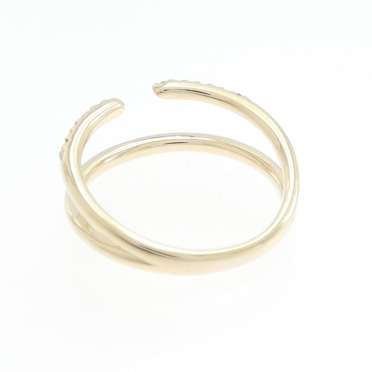 K10YG ダイヤモンド リング 0.07CT