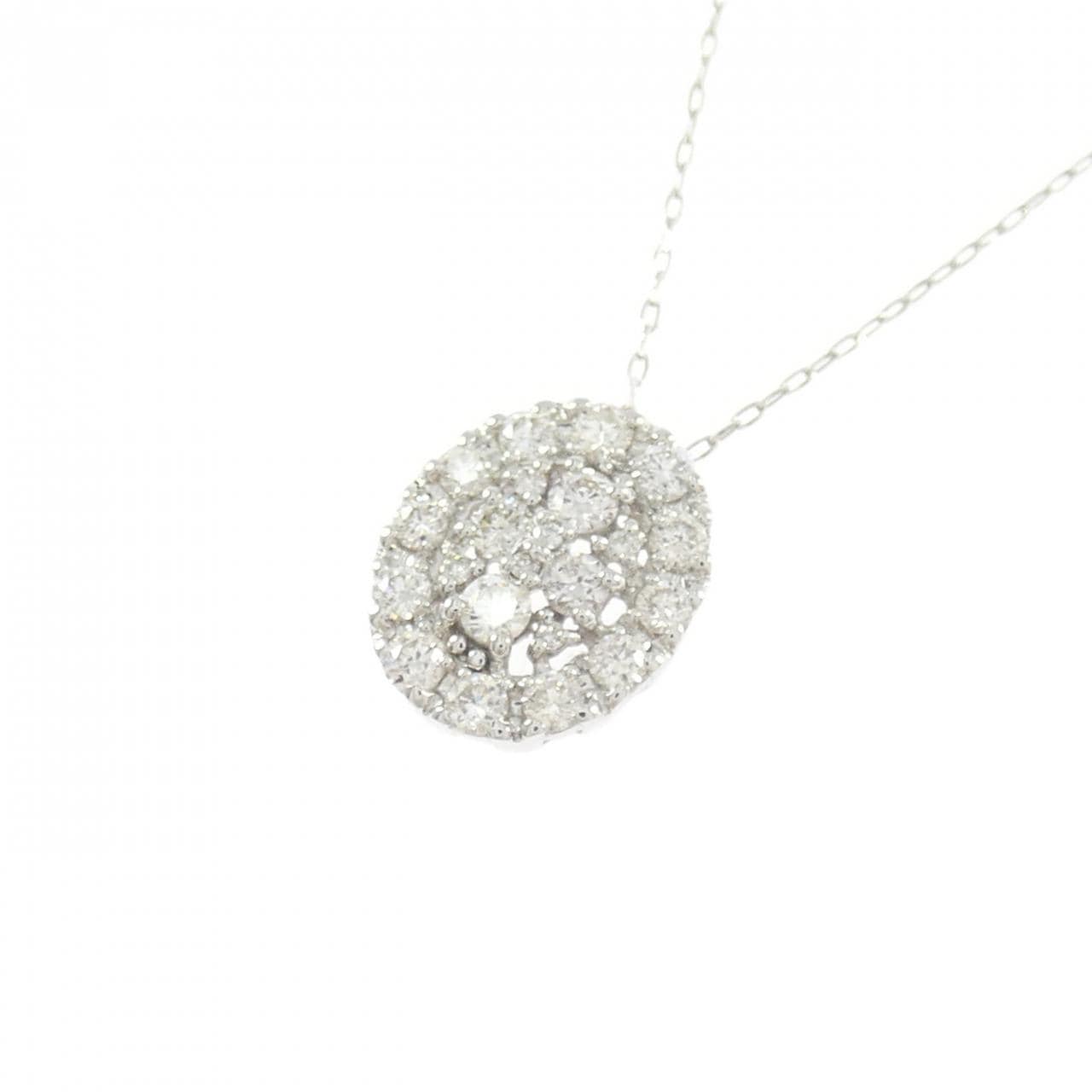PT950/PT850 ダイヤモンド ネックレス 0.40CT