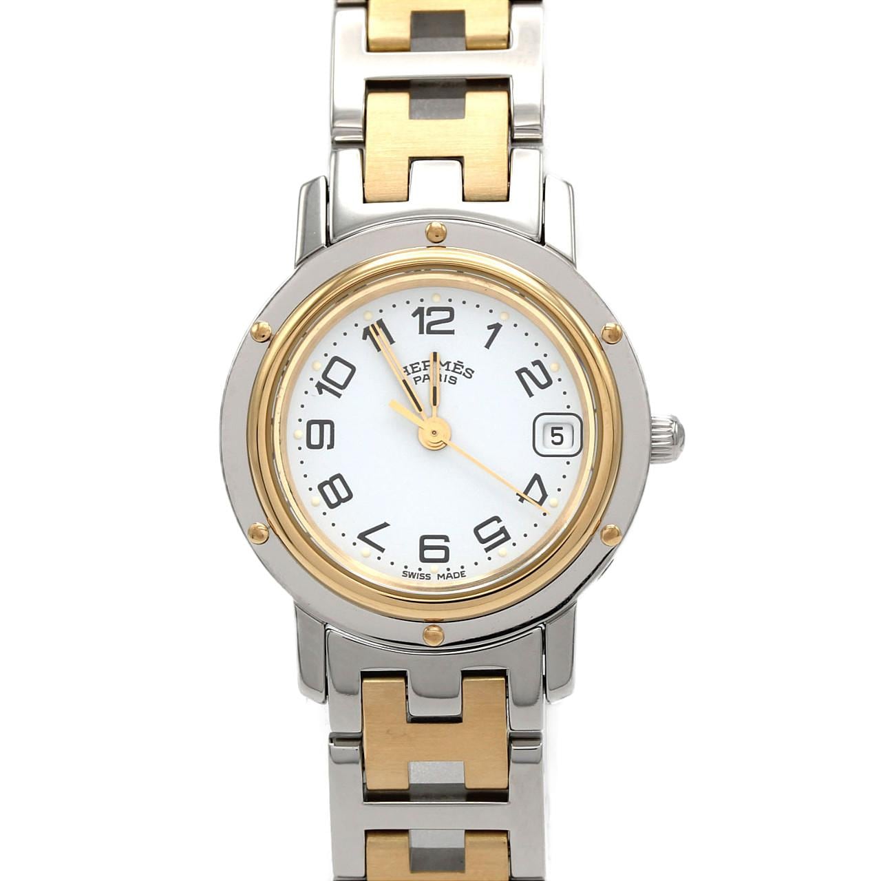 エルメス クリッパー コンビ CL4.220 SSxGP クォーツ