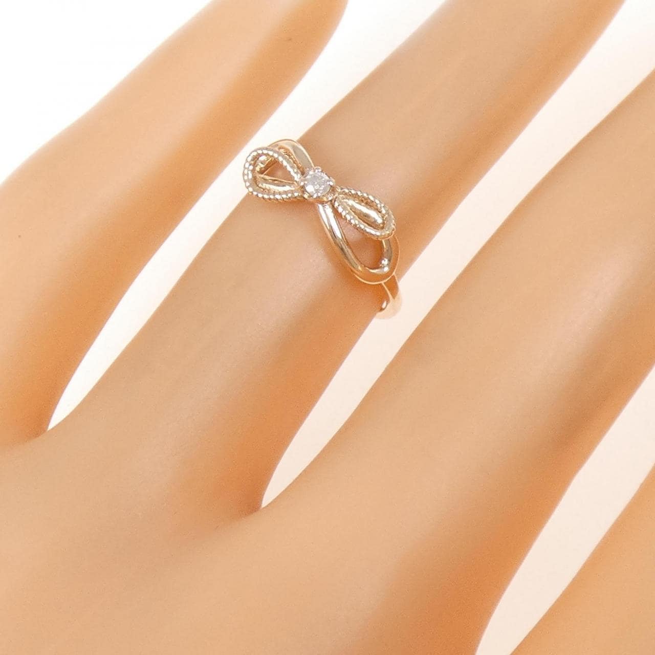 アガット ダイヤモンド リング 0.03CT
