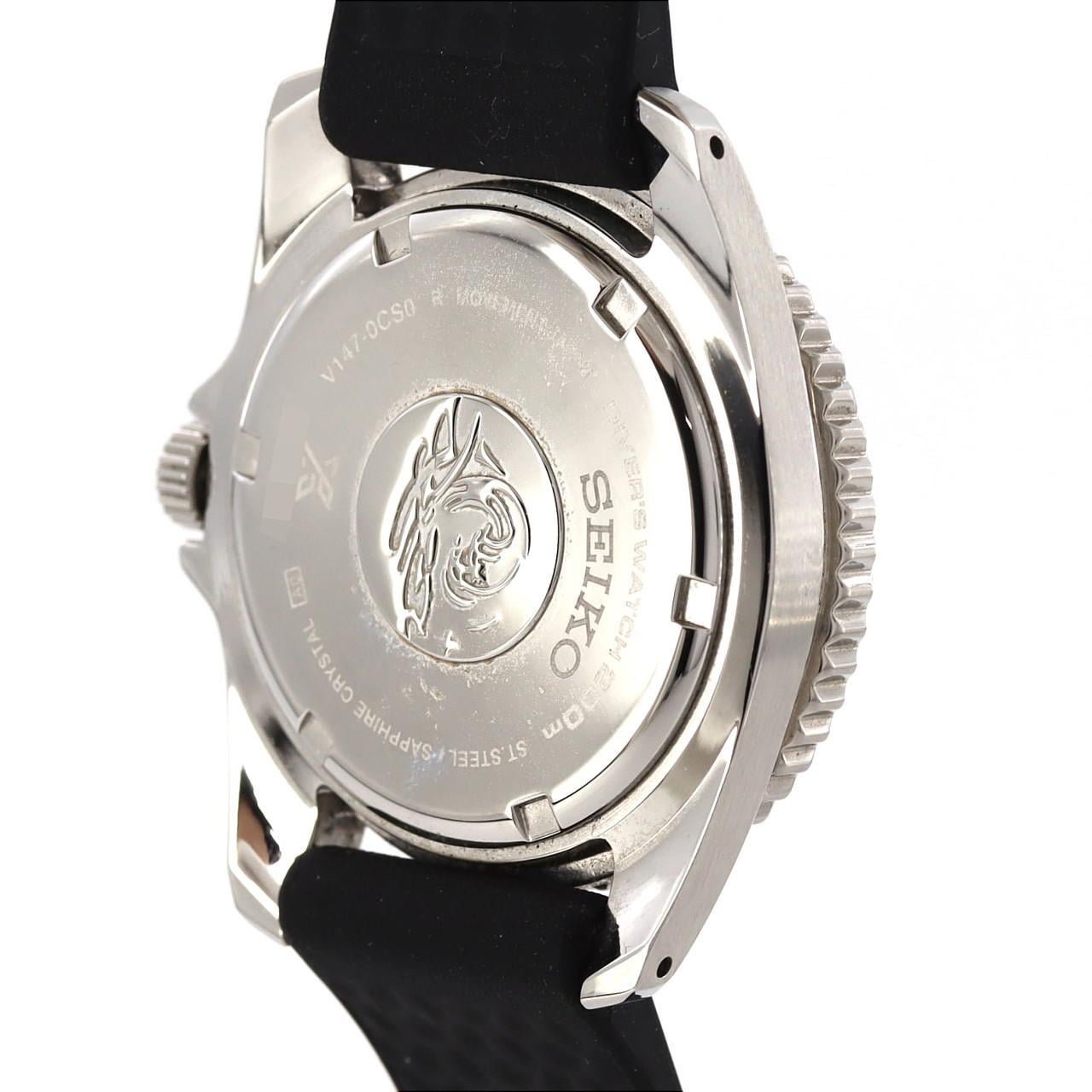 セイコー プロスペックス V147-0CS0/SBDN075 SS ソーラークォーツ