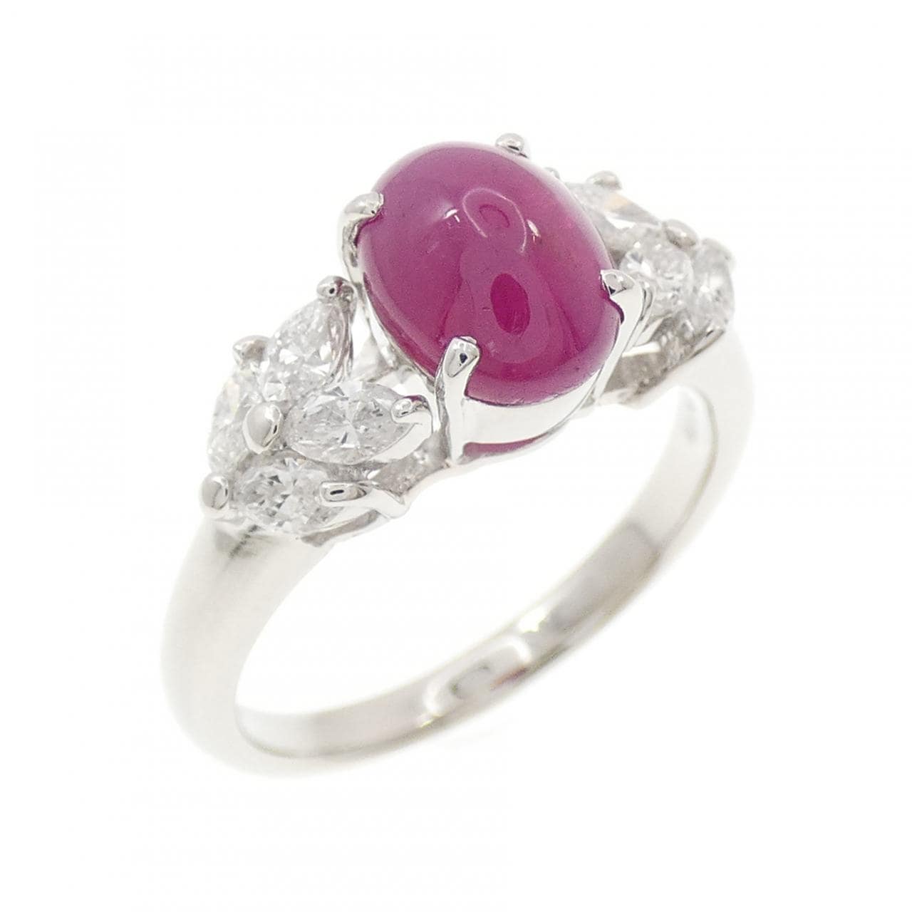 PT900 ルビー リング 2.00CT