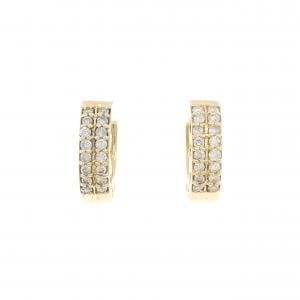 K18YG ダイヤモンド ピアス 0.32CT