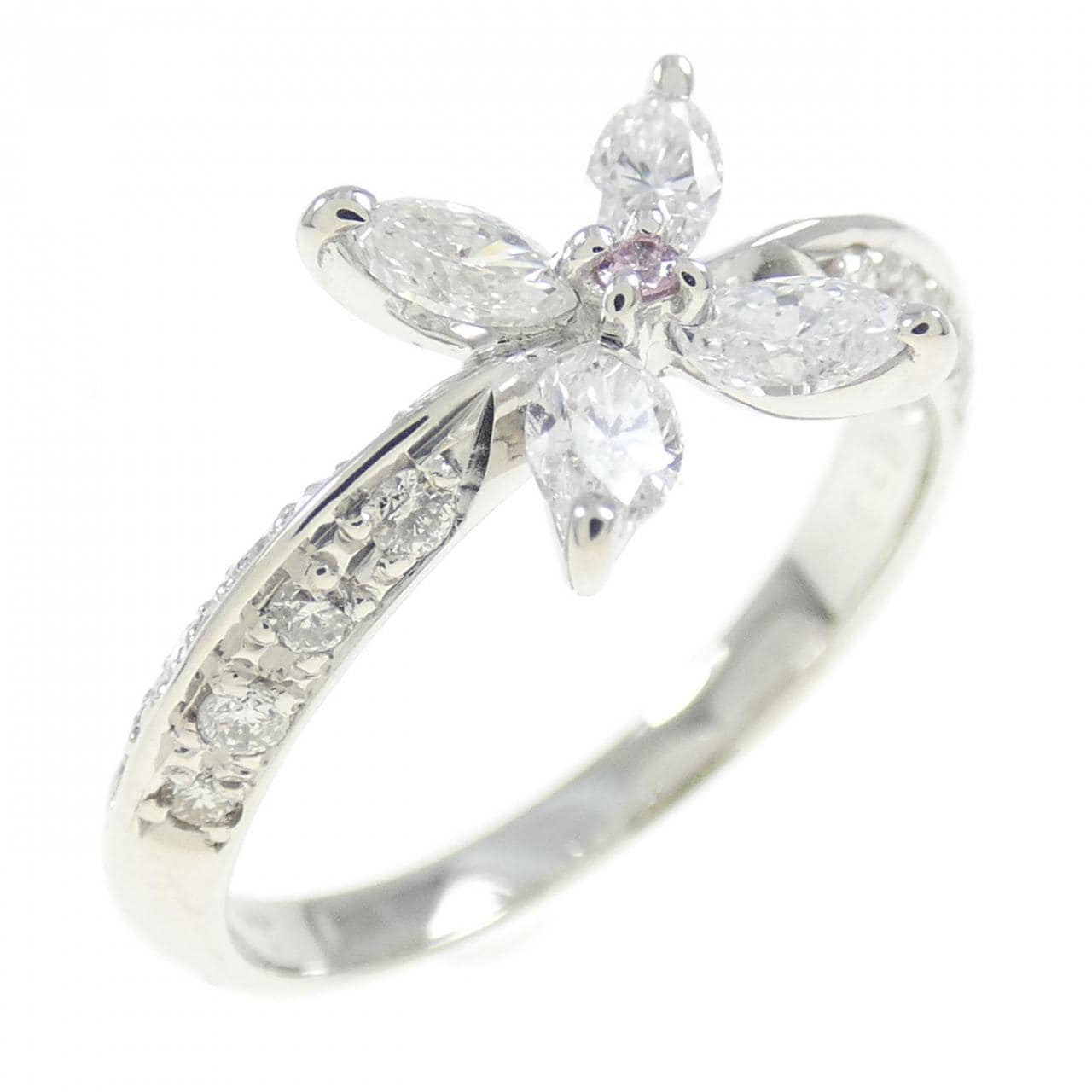 PT Pink diamond Ring 0.01CT