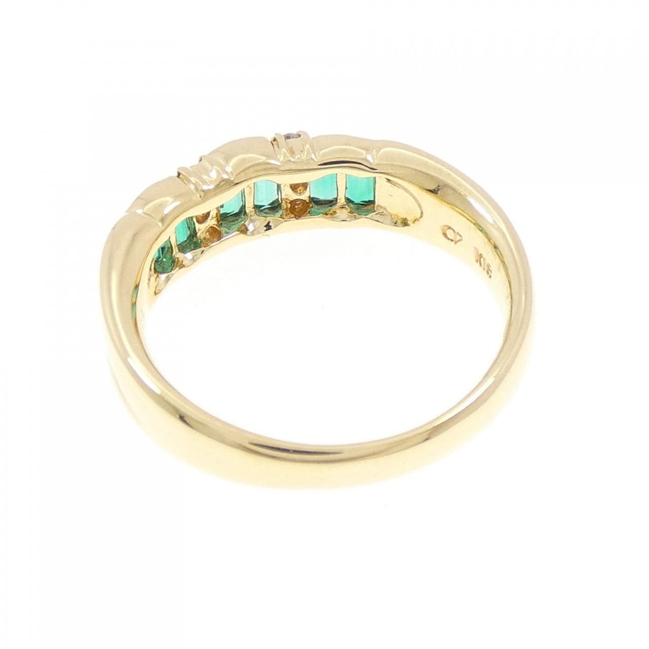 クレサンベール 合成エメラルド リング 0.54CT